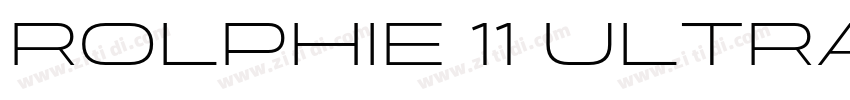 Rolphie 11 Ultra Exp字体转换